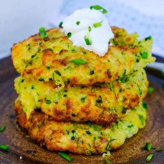 Easy Air Fryer Zucchini Fritters