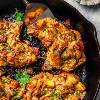 Baked Pork Chops and Stuffing