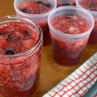Triple Berry Vanilla Bean Freezer Jam