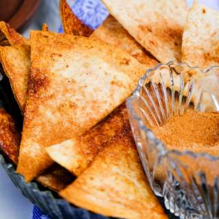 Baked Cinnamon Tortilla Chips Recipe