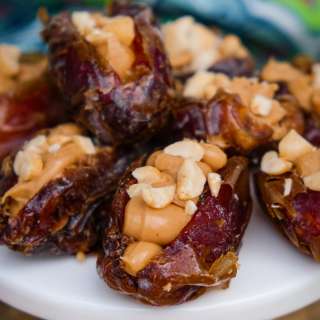 Peanut Butter Stuffed Dates