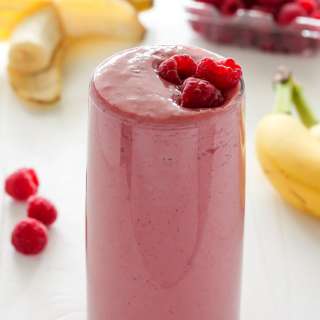 Raspberry Banana Smoothie