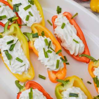 Goat Cheese Stuffed Mini Peppers