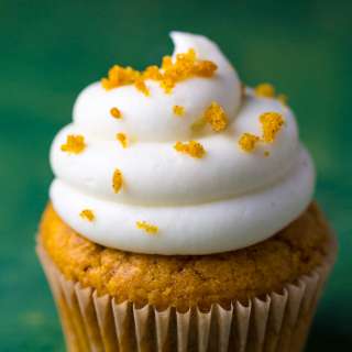 Pumpkin Cupcakes with Cream Cheese Frosting