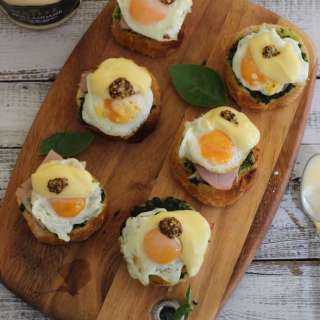Tiny Eggs Benedict