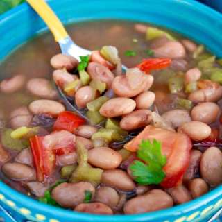 Mexican Pinto Beans {Slow Cooker}