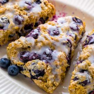 Blueberry Banana Scones (Vegan)