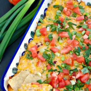 Baked Hot Cheesy Corn Dip