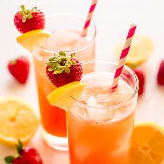Strawberry Lemonade for Two