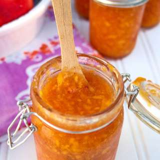 Easy Peach Freezer Jam - Low Sugar