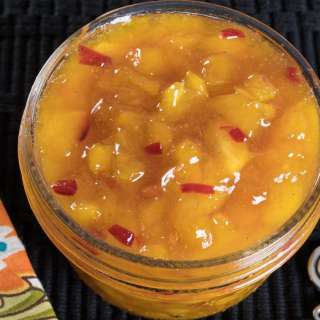Skillet Peach Pepper Jam