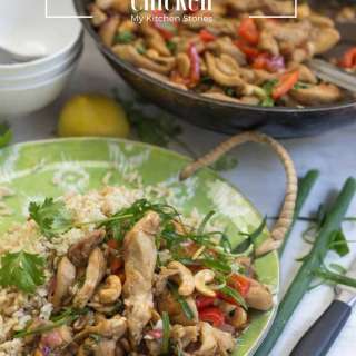 Honey Lemon Chicken and Cashews