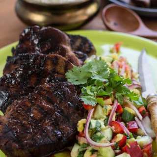 Sticky Pork Scotch Fillet & Raw Sweet and Sour