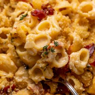 Macaroni and Cheese with Bacon and Gruyère