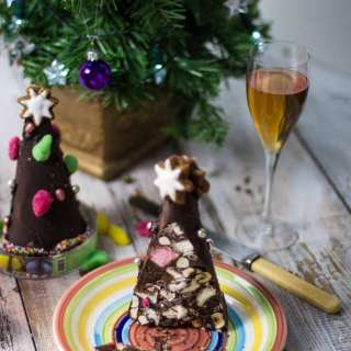 Chocolate Rocky Road Christmas Trees
