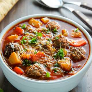 Italian Meatball Soup