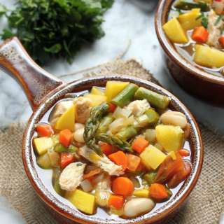 Spring Chicken Vegetable Soup