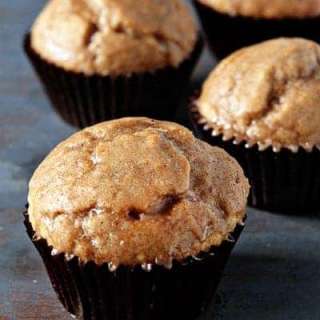 Chai Spiced Glazed Doughnut Muffins