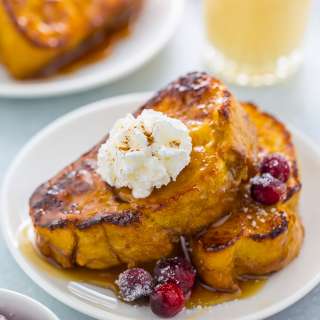 Overnight Eggnog French Toast