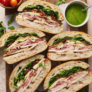 Italian Turkey Club Sandwiches
