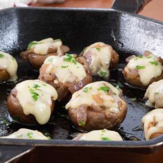 French Onion Soup Stuffed Mushrooms