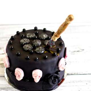 Spooky Halloween Chocolate Cake