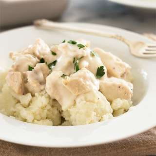 Creamed Turkey for Two