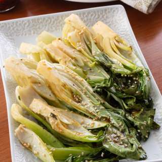 Roasted Baby Bok Choy