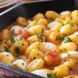 Summer Gnocchi with Burst Cherry Tomato Sauce