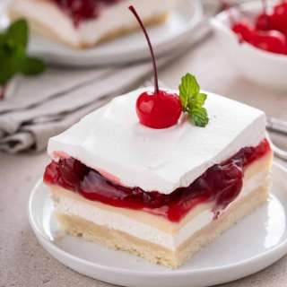 Layered Cherry Cheesecake Dessert