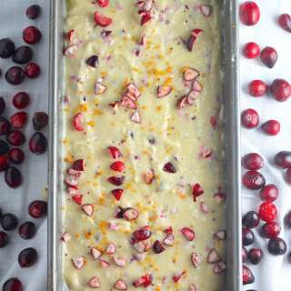 Cranberry-Orange Ricotta Pound Cake