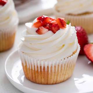 Strawberry Shortcake Cupcakes