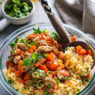 20-Minute Chicken Bruschetta Quinoa Salad