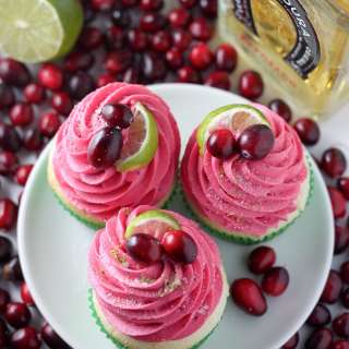 Cranberry Margarita Cupcakes