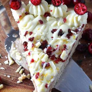 Cranberry Bliss Cookie Cake