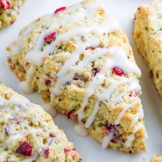 Cranberry Ricotta Scones