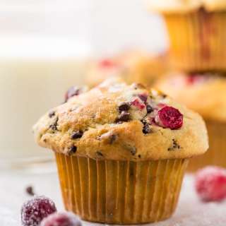 Cranberry Banana Muffins