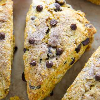 Chocolate Chip Pumpkin Scones