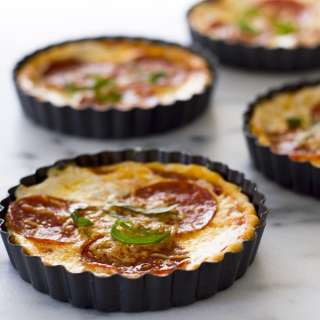 Pie Crust Pizza Tarts