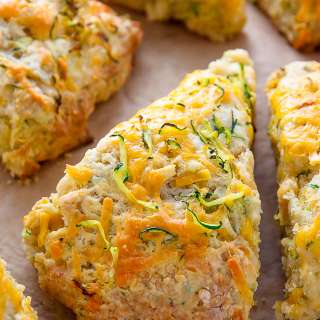 Zucchini Cheddar Scones