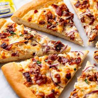 Chicken Bacon Ranch Pizza
