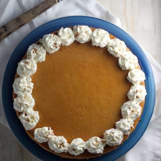 Creamy Greek Yogurt Pumpkin Cheesecake