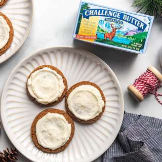 Frosted Ginger Cookies