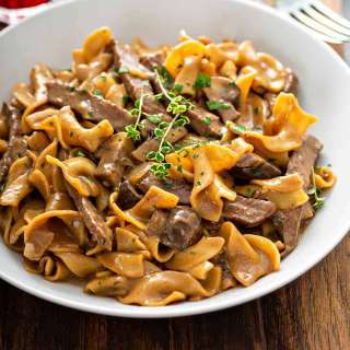 One-Pot Beef Stroganoff