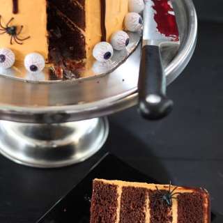 Chocolate Cake Halloween Style