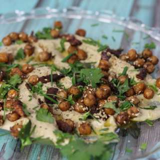 Smoked Eggplant, Toasted Chickpeas & Spek