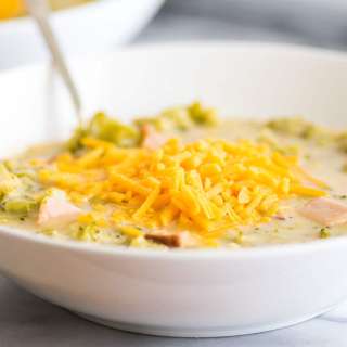 Easy Cheesy Broccoli Chowder With Ham