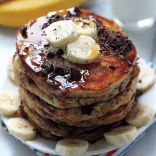 Best Ever Banana Oat Pancakes