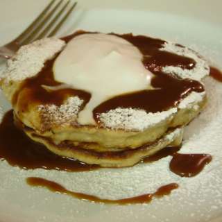 Banana Pancakes with Coconut Caramel