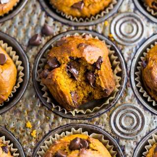 Pumpkin Chocolate Chip Muffins and Bread